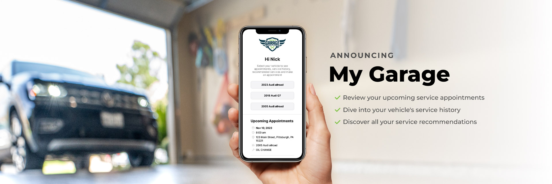 My Garage | Mancinelli's Auto Repair Center